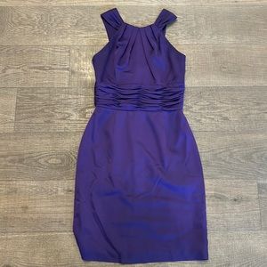 Purple cocktail dress